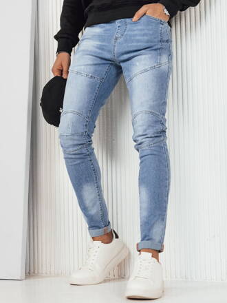 Pánske modré džínsové nohavice Dstreet UX4193