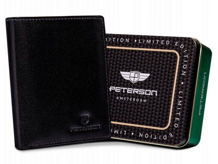 Pánska kožená peňaženka Peterson PTN N318-BFA