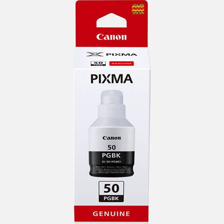 Canon originál ink 3386C001, black, 6000str., GI-50 PGBK, Canon PIXMA G5050,G6050,GM2050, čierna