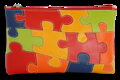 Puzzle dámska kožená etue 611-0023-PUZ