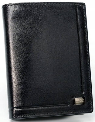 Elegantná pánska peňaženka z prírodnej kože, bez zapínania - Rovicky