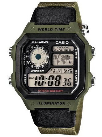 CASIO AE-1200WHB-3B PÁNSKE HODINKY + KRABIČKA