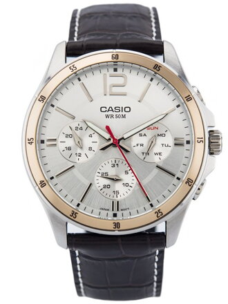 PÁNSKE HODINKY CASIO MTP-1374L-7AVDF (zd064a) + KRABIČKA