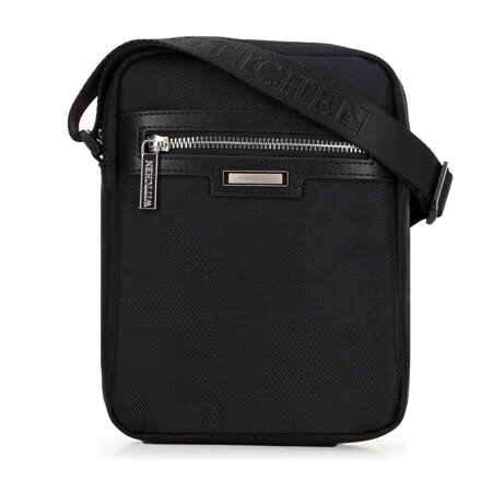 Kvalitná čierna  crossbody taška Wittchen100-4U-906-1,skl. Kvalitná čierna  crossbody taška Wittchen100-4U-906-1,skl.