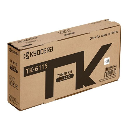 Kyocera originál toner TK6115, black, 15000str., 1T02P10NL0, Kyocera ECOSYS M4125idn, ECOSYS M4132idn, O, čierna