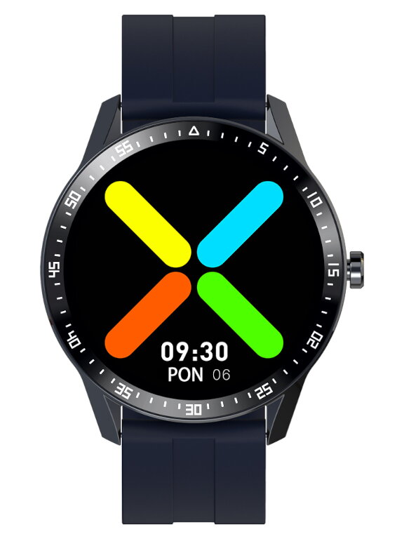 SMARTWATCH pánske G. Rossi SW018-5 black/blue (sg012e) vlastné ciferníky