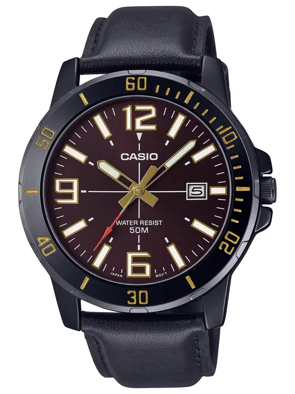 CASIO MTP-VD01BL-5B PÁNSKE HODINKY (zd169b) + KRABIČKA