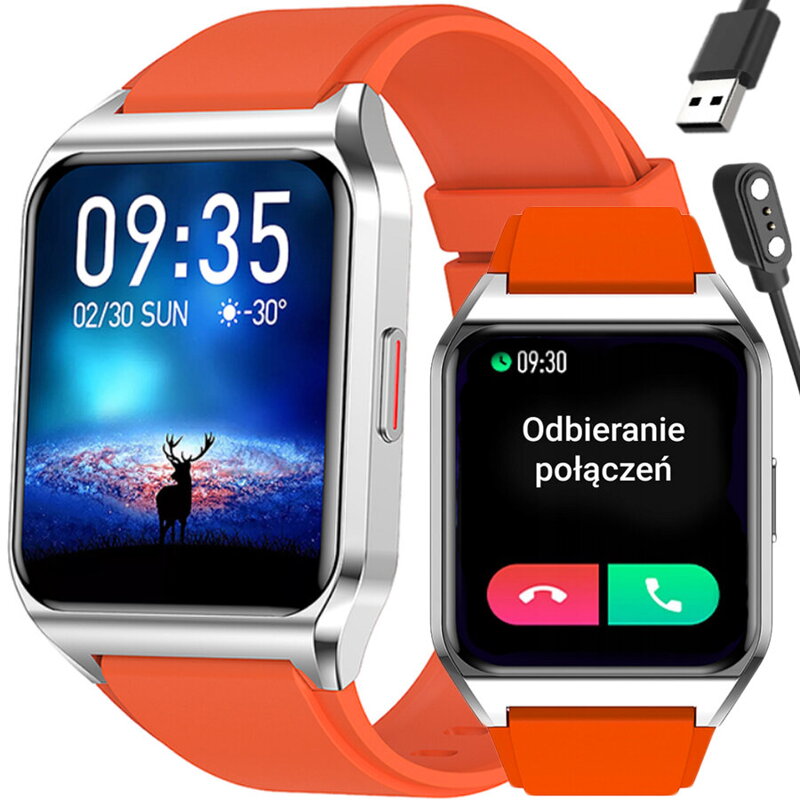 SMARTWATCH UNISEX Rubicon RNCE89 - uskutočňovanie hovorov, vlastné ciferníky (sr035f)