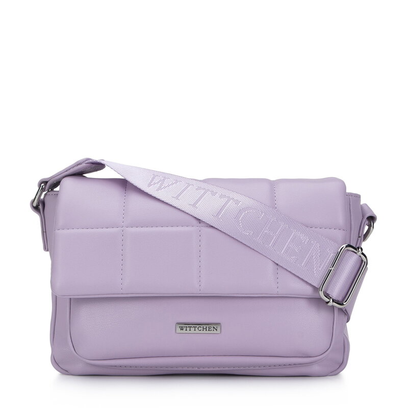 Dámska crossbody kabelka Wittchen z mäkkej ekokože s prešívanou chlopňou, malá 95-4Y-409-F