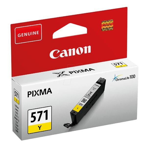 Canon originál ink 0388C001, yellow, 306str., 7ml, 1ks, Canon PIXMA MG5750, MG5751, MG5752, MG5753, MG6851, MG68, žltá